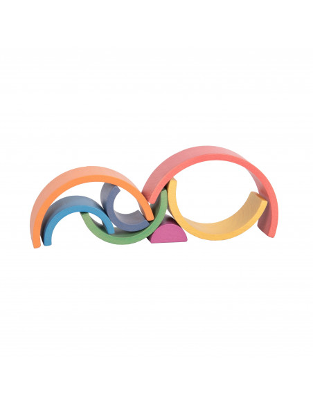 Regenboog + plankjes set