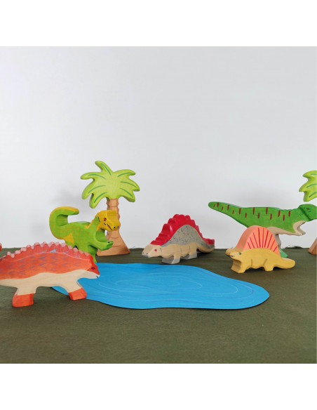 Houten stegosaurus