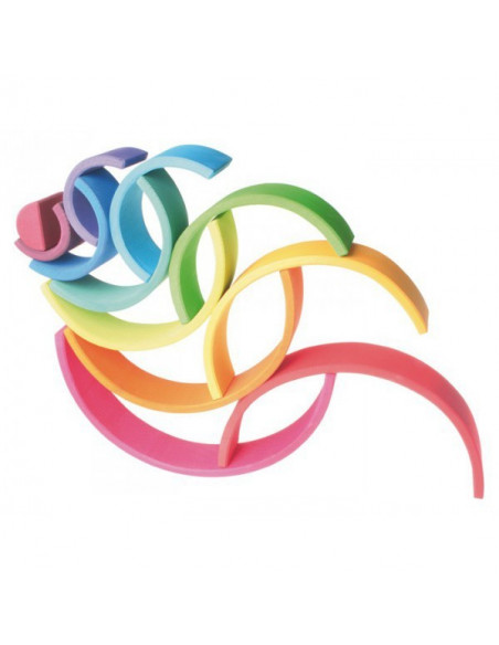 Houten regenboog van Grimm's