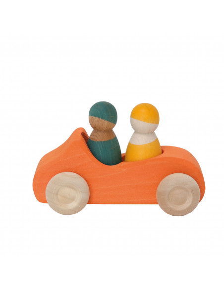Grote auto oranje