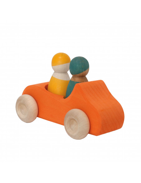 Grote auto oranje