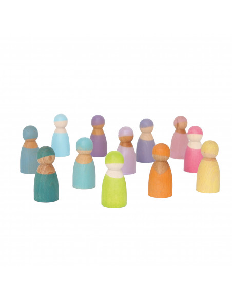 Regenboog vriendjes pastel