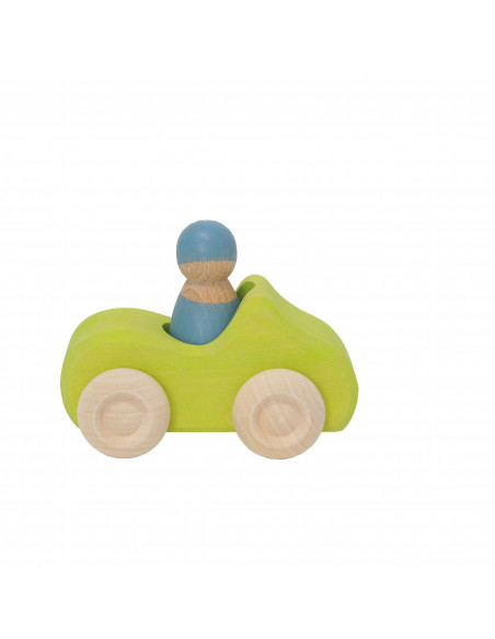 Auto met bestuurder groen
