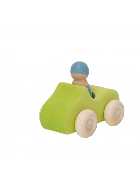 Auto met bestuurder groen
