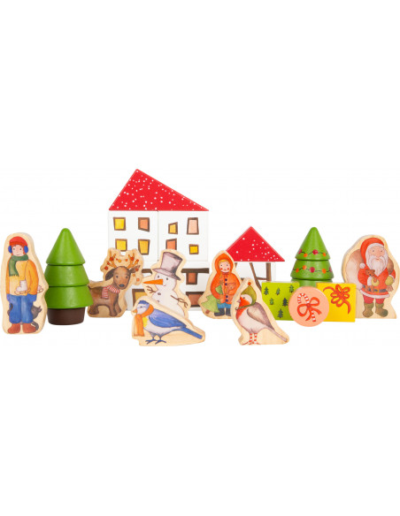 Houten speelgoed adventskalender
