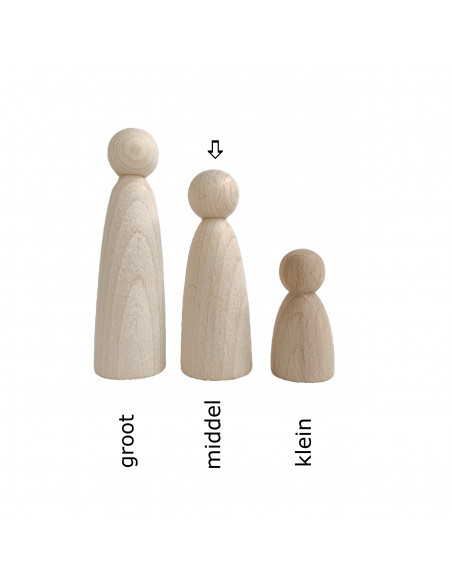 Peg doll rond
