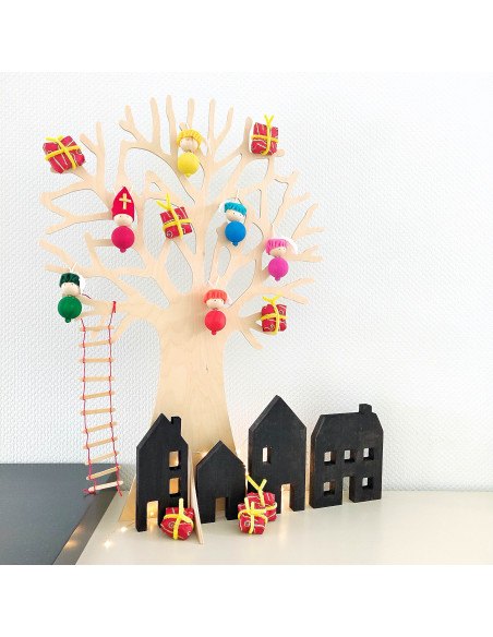 Houten huisjes