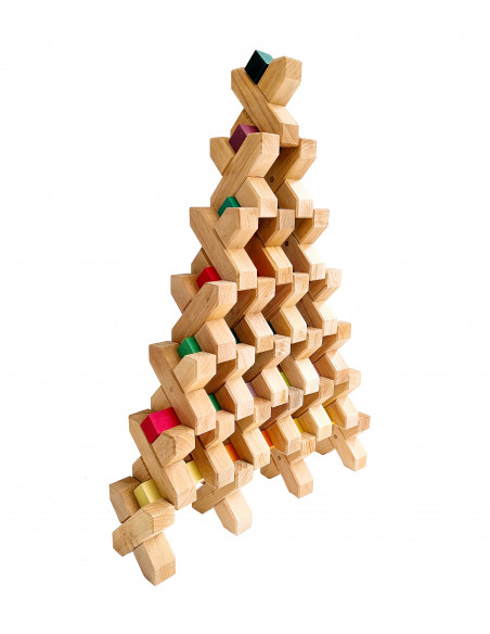 Bouwblokken pyramide
