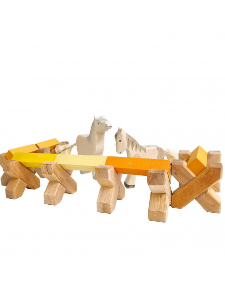 Bouwblokken pyramide