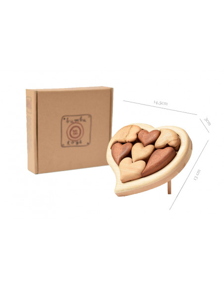Puzzel hartjes