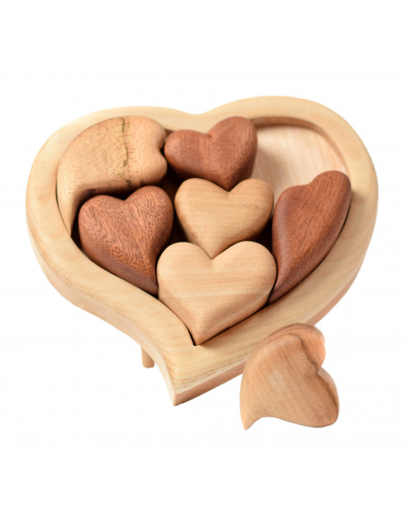 Puzzel hartjes