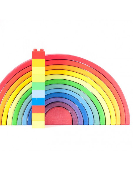Houten regenboog van Grimm's