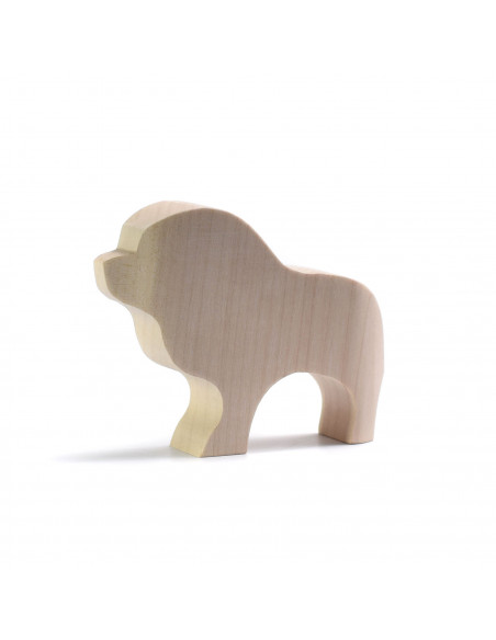 Leeuw blank hout Bumbu Toys