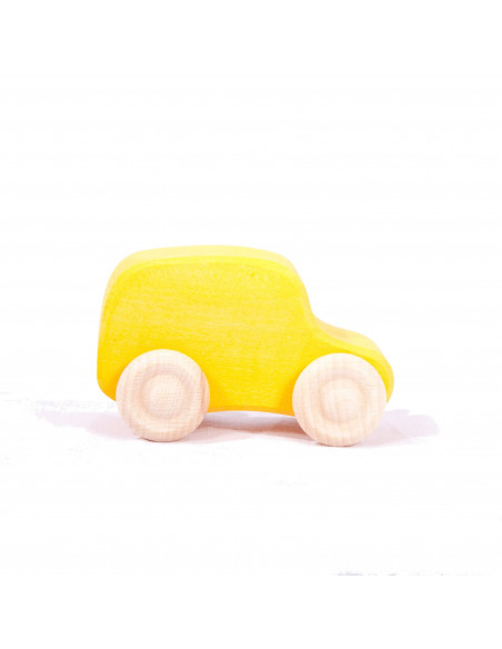 Gele auto