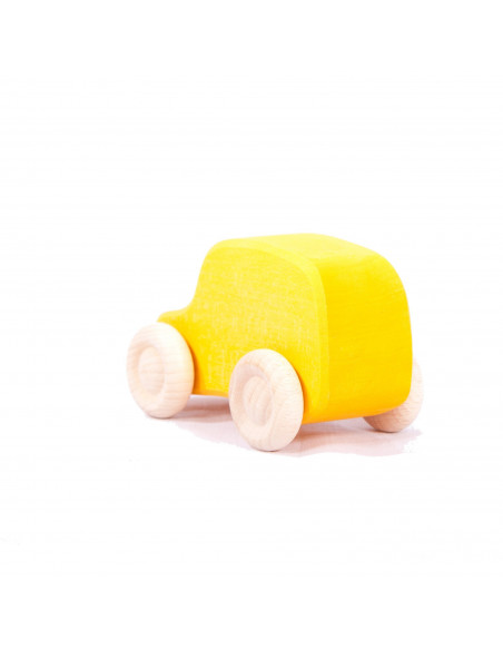 Gele auto