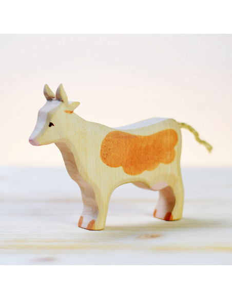 Koe bruin/wit Bumbu Toys