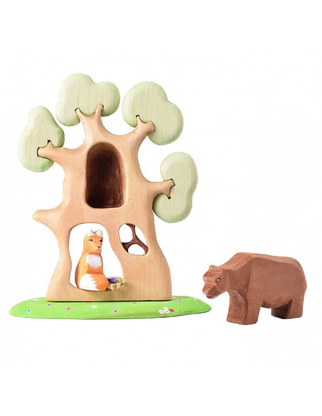 Zittende vos Bumbu Toys