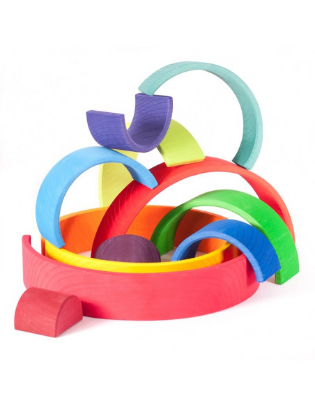 Houten regenboog van Grimm's
