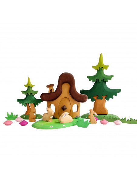 Konijn zittend Bumbu Toys