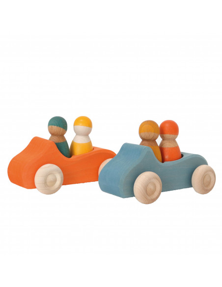 Grote auto blauw
