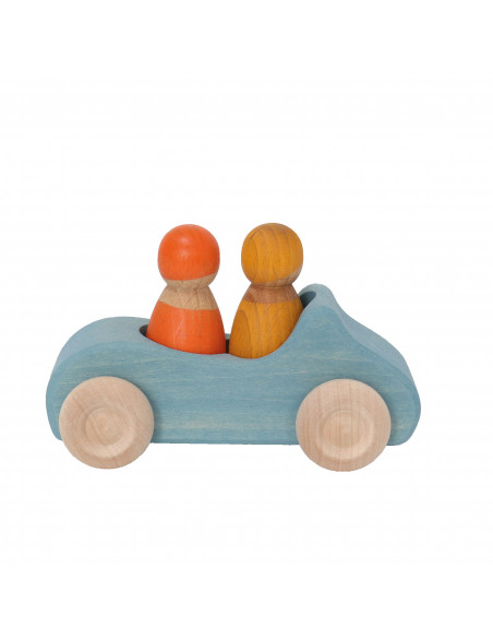 Grote auto blauw