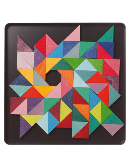 Magneet mozaiek triangels