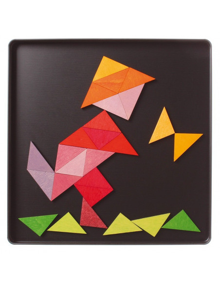Magneet mozaiek triangels