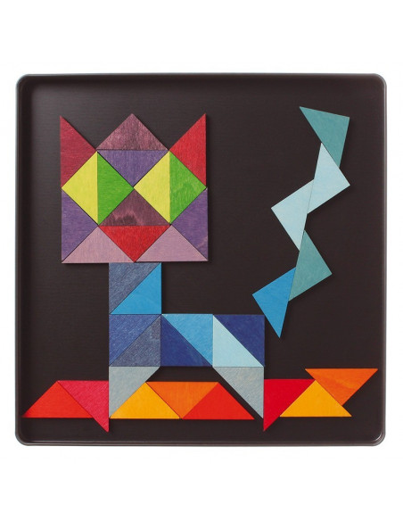 Magneet mozaiek triangels