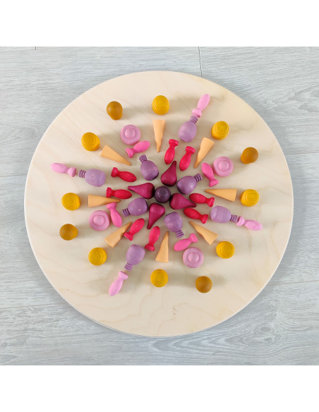 Mandala - Roze speentjes