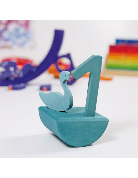 Regenboog tellen en rekenen
