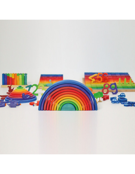 Regenboog tellen en rekenen