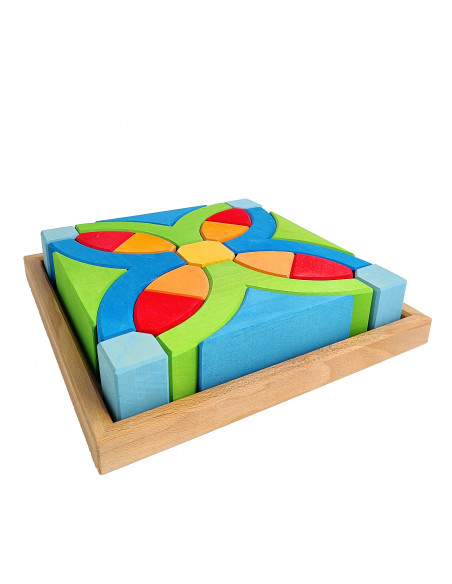 Mandala puzzelblokken