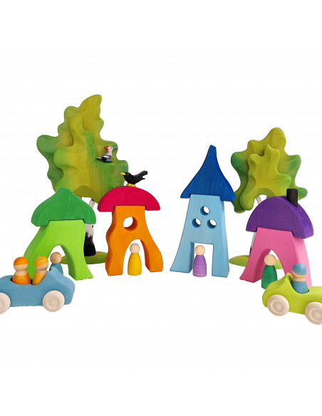 Regenboog nins set
