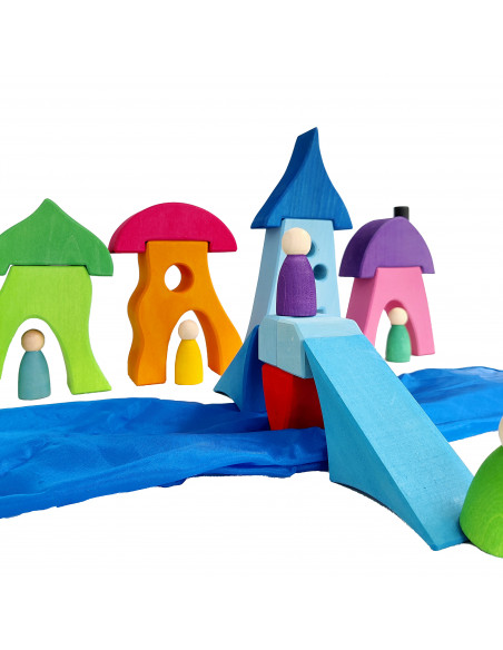 Regenboog nins set