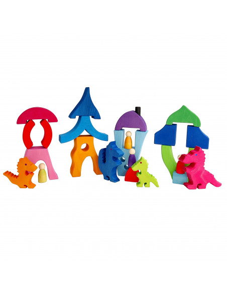 Draken set rood