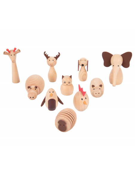 Dieren set simplistisch