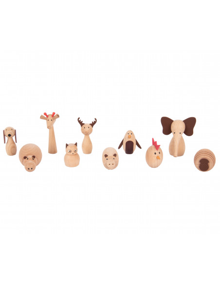 Dieren set simplistisch