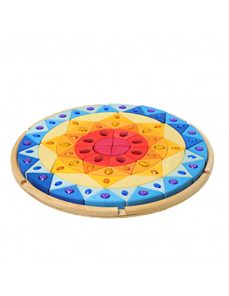Glitter mandala blokkenset groot