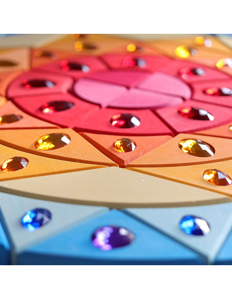 Glitter mandala blokkenset groot