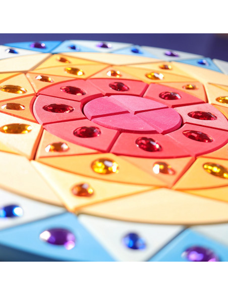 Glitter mandala blokkenset groot