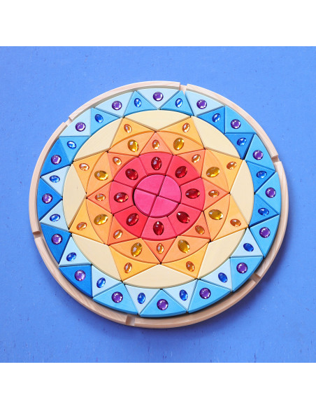 Glitter mandala blokkenset groot
