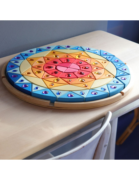 Glitter mandala blokkenset groot