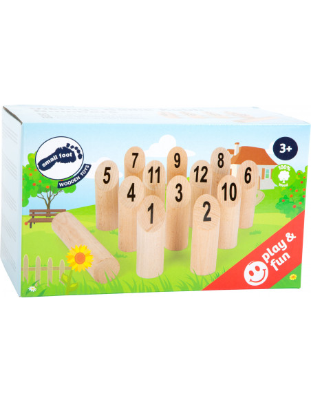 Kubb spel cijfers