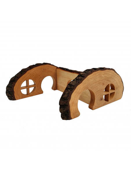Mini boomstam poppenhuis
