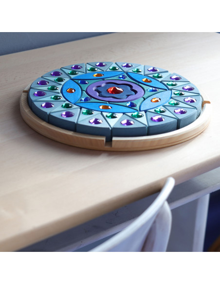 Glitter mandala blokkenset