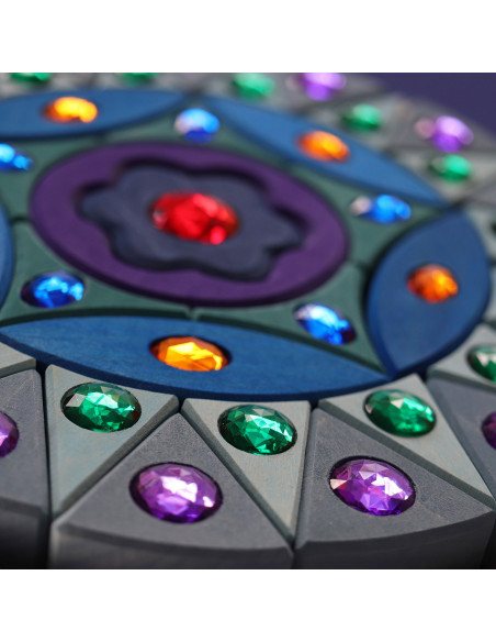 Glitter mandala blokkenset