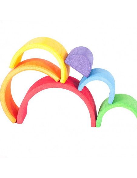 Houten regenboog klein