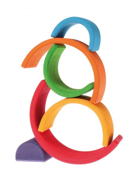 Houten regenboog klein