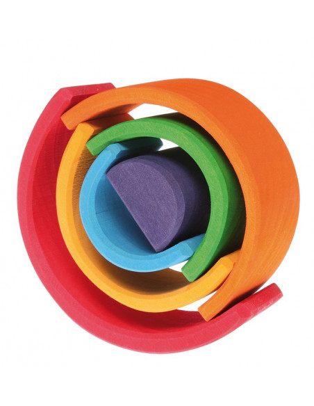 Houten regenboog klein