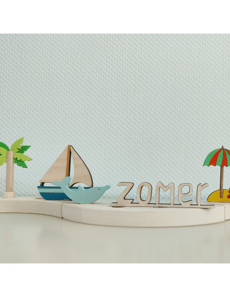 Zeilboot steker